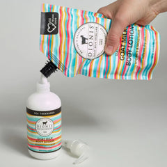 Dionis Sea Treasures fragrance swatch evoking ocean breeze with soft pea notes.
