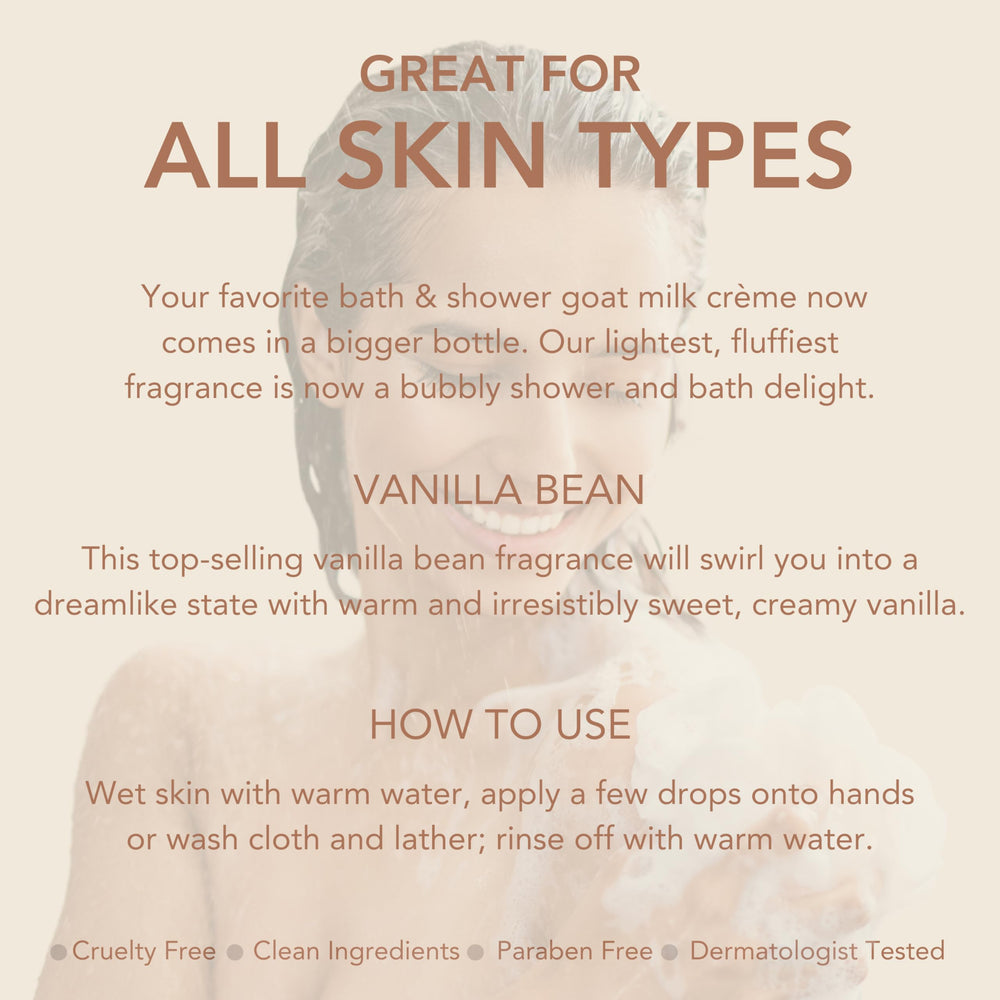 Dionis vanilla-bean scent image invites a comforting, relaxing bath experience.