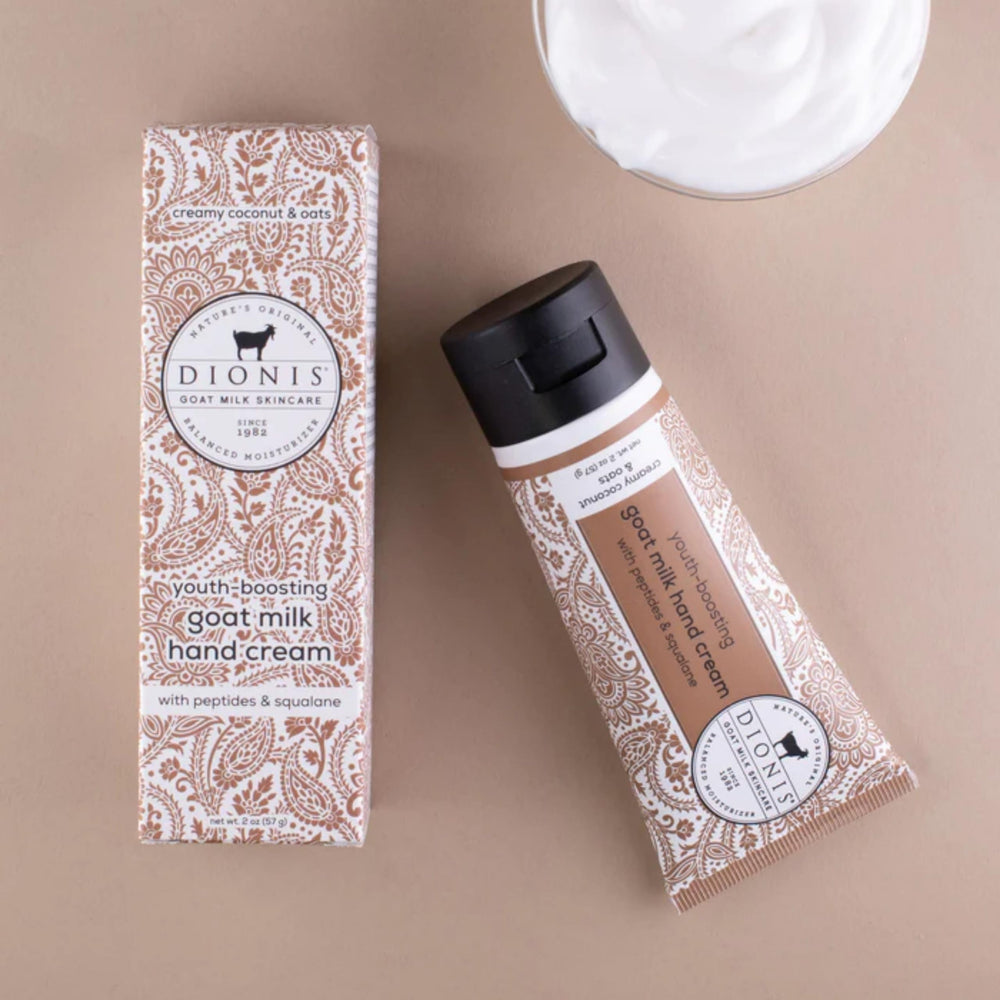 Dionis Youth Boosting Hand Cream being applied on skin shows quick absorption