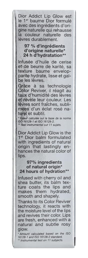 Waterproof, smooth Dior Addict Lip Glow maintains comfortable wear