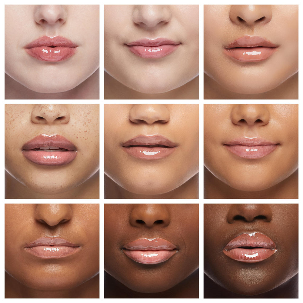 Dior Addict Lip Maximizer Gloss #026 Intense Mauve on lips for smooth shine