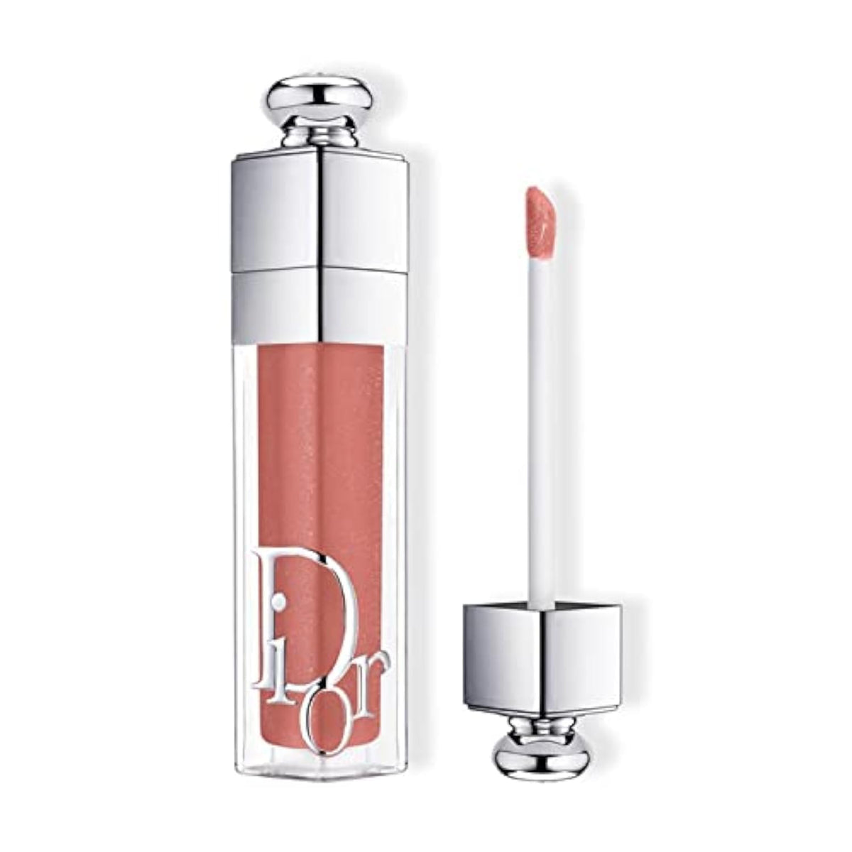 Dior Addict Lip Maximizer Rose Nude bottle delivers hydrating shine