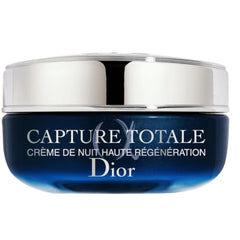 Dior Capture Totale Intensive Restorative Night Creme jar, luxurious overnight nourishment for face and neck