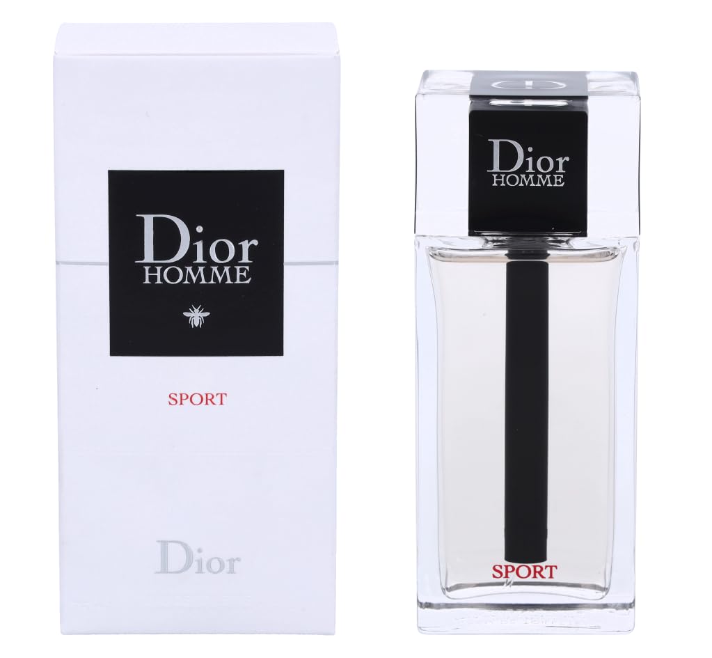 Dior Homme Sport bottle-front shows sleek design for daily confidence.
