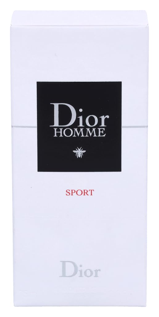 Dior Homme Sport splash-bottle captures versatile fragrance use.