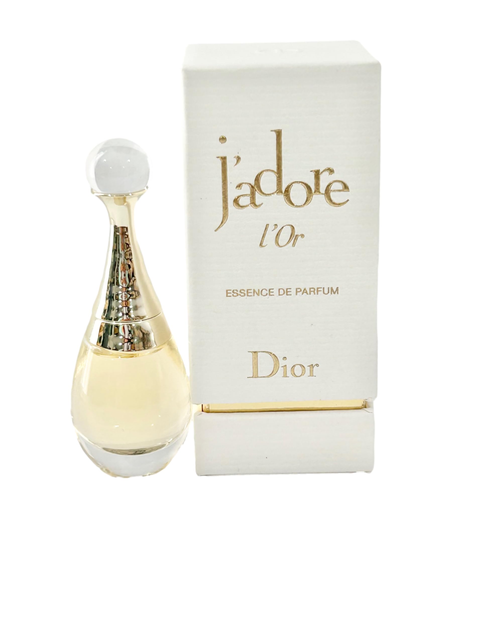 Dior J'adore Essence L'Or travel-size spray for quick touch-ups with lasting aroma.