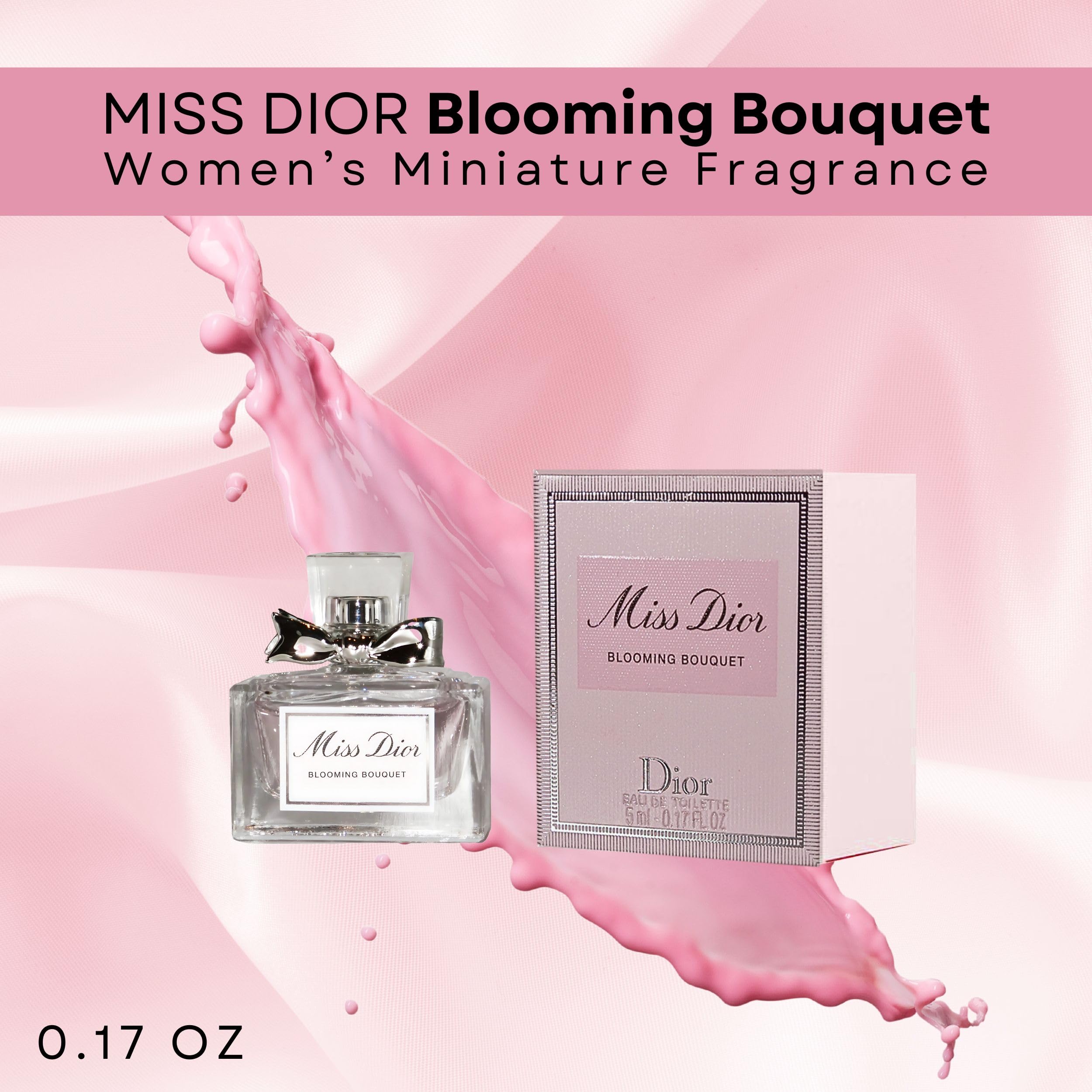 Dior Miss Dior Blooming Bouquet spray highlights delicate petals suitable for daytime events.