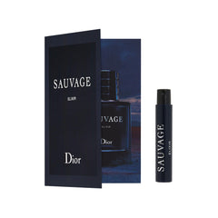 Dior Sauvage Elixir travel vial offers compact fragrance for on-the-go use.