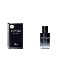 Dior Sauvage mini EDT bottle front, travel-ready fragrance for daily confidence.