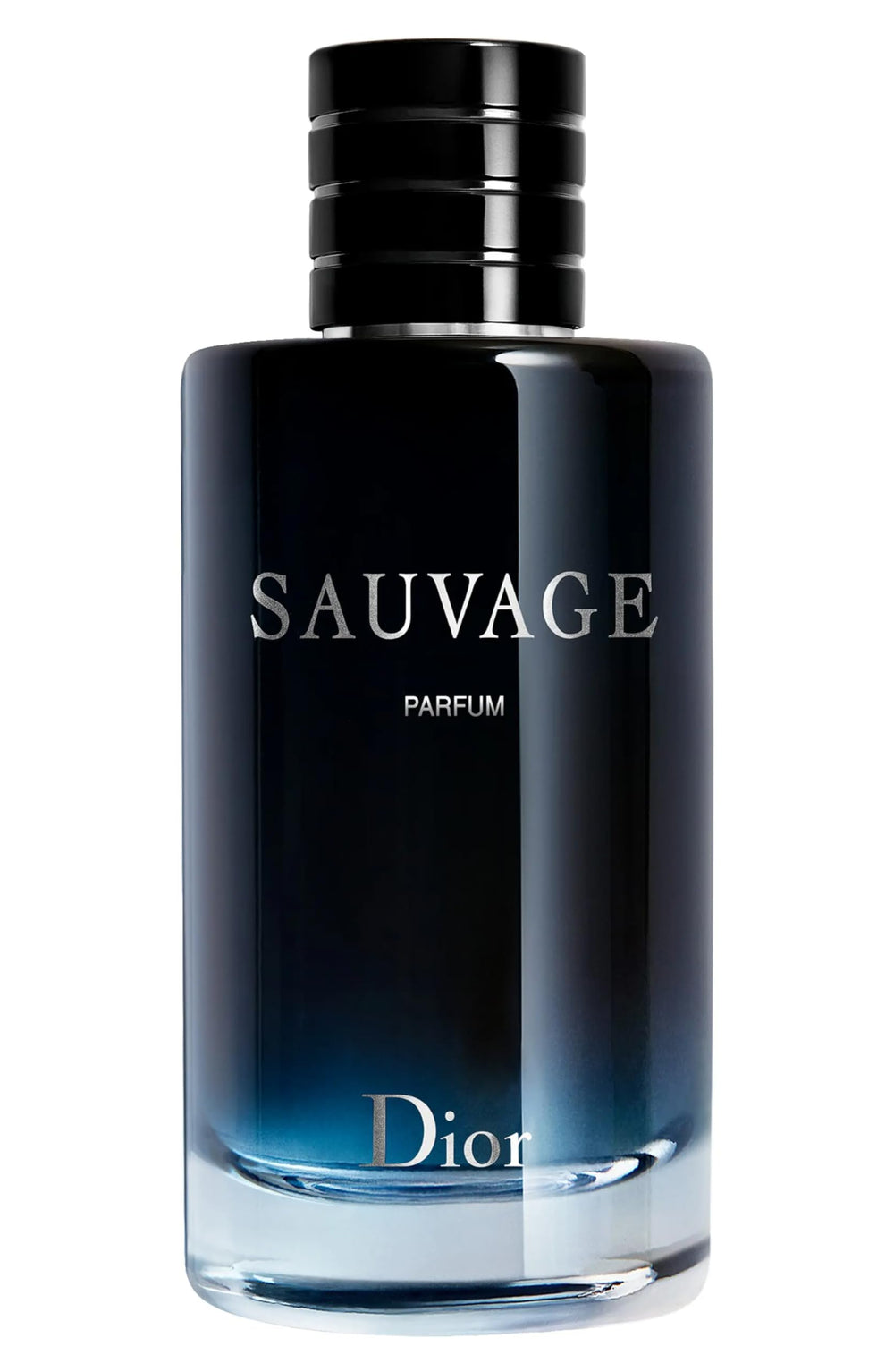 Dior Sauvage Parfum bottle close-up showing premium design and intense freshness.