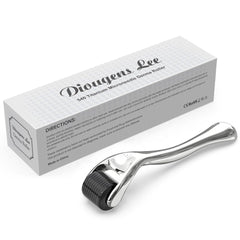 Diougens Lee derma roller with 540 titanium needles for precise beard and facial grooming
