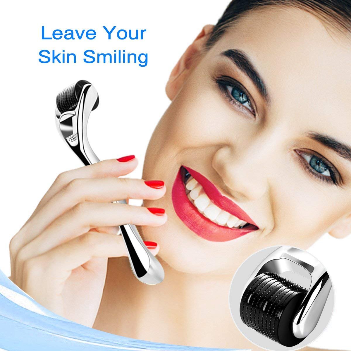 Diougens Lee derma roller showing ergonomic handle for comfortable at-home control