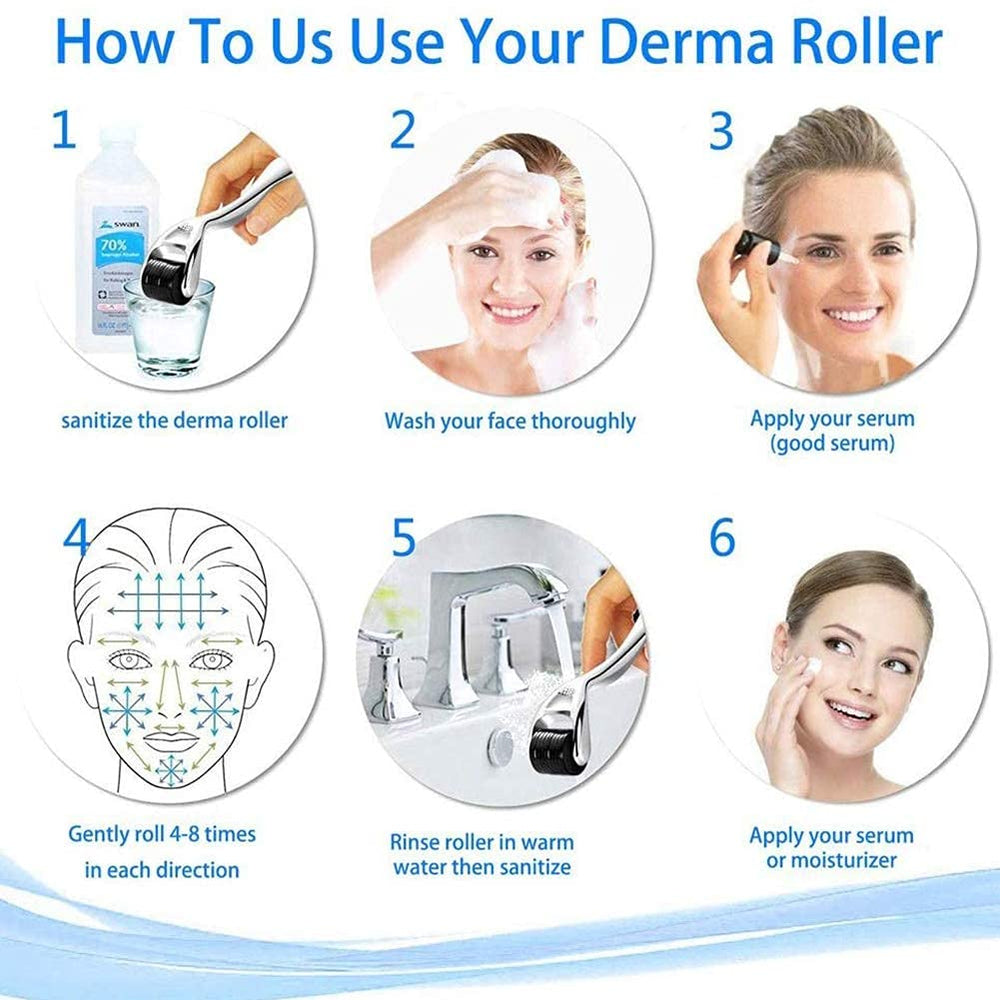 Diougens Lee derma roller compact design ideal for on-the-go grooming