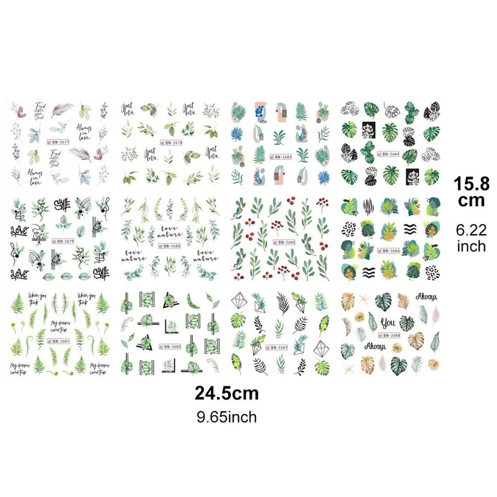 Diowino spring-summer nail stickers provide versatile decoration ideas.