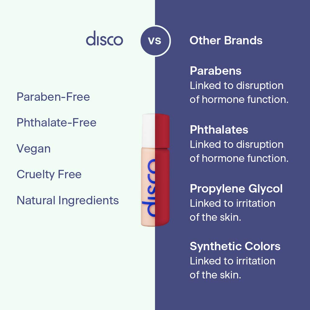 Disco formula with aloe, caffeine, and pine bark for hydration.