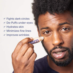 Disco Eye Bag Treatment texture demonstrates a lightweight, non-greasy formula.