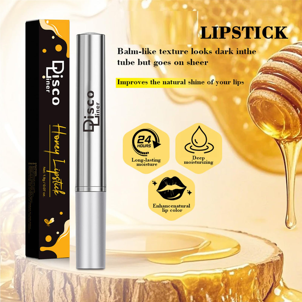 Discoliner Honey Lip Balm day-night-use supports all-day comfort and nourishment.