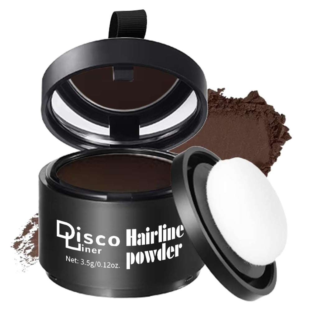 Discoliner Invisible Hairline Powder compact delivering a natural fuller look.