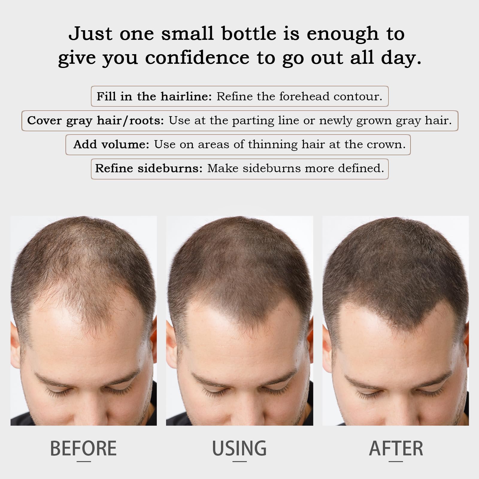 Discoliner natural look blends with existing hair for realism.