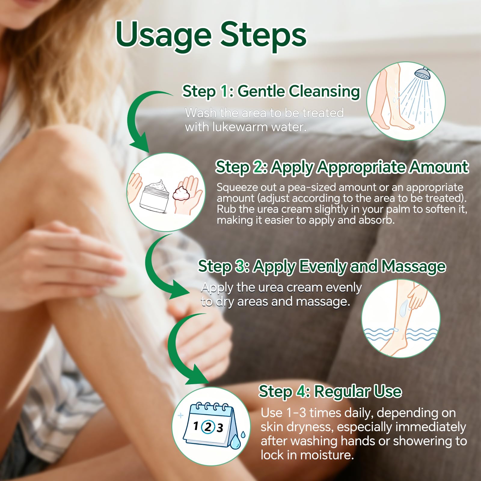 Discoliner overnight-treatment sock setup for deeper moisture.