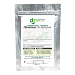 Discovery Naturals brown henna powder sachet ready for mixing