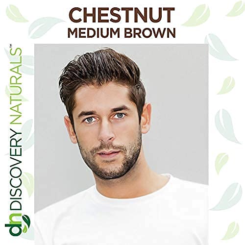 Discovery Naturals hair color paste applying to a strand