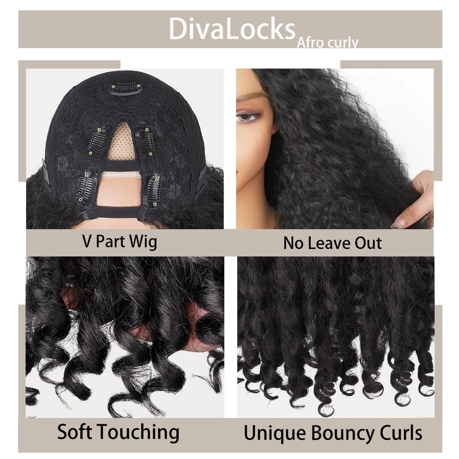 Diva Locks Glueless wig cap with visible wear-ready design.