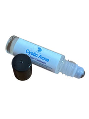 Diva Stuff rollerball serum application being applied on skin for makeup-friendly use.