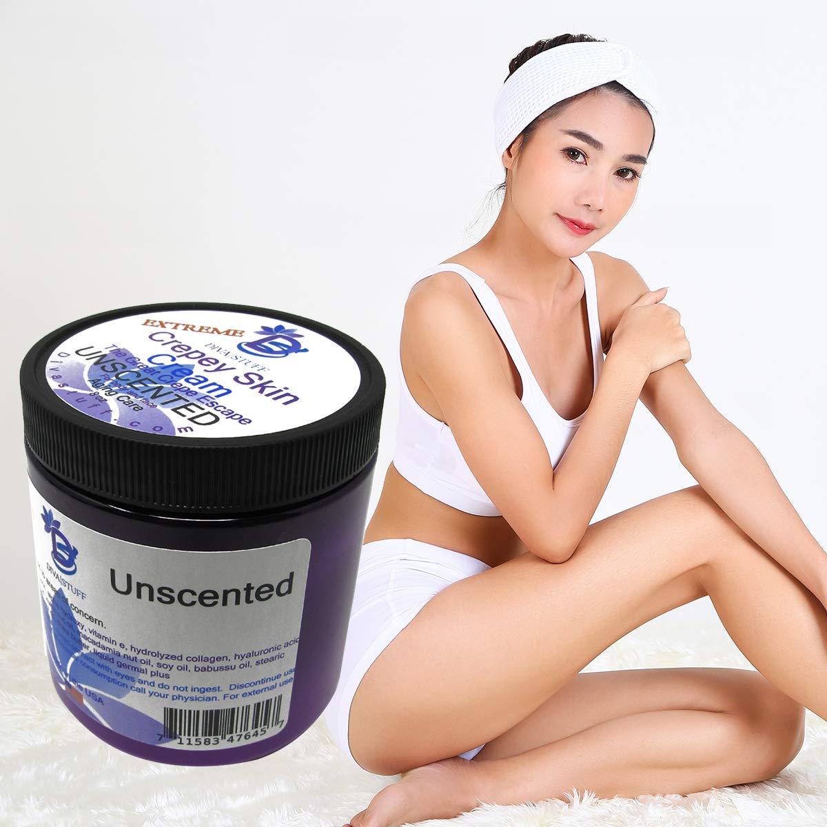 Spot treatment on the face with Diva Stuff Extreme Crepey Skin Cream