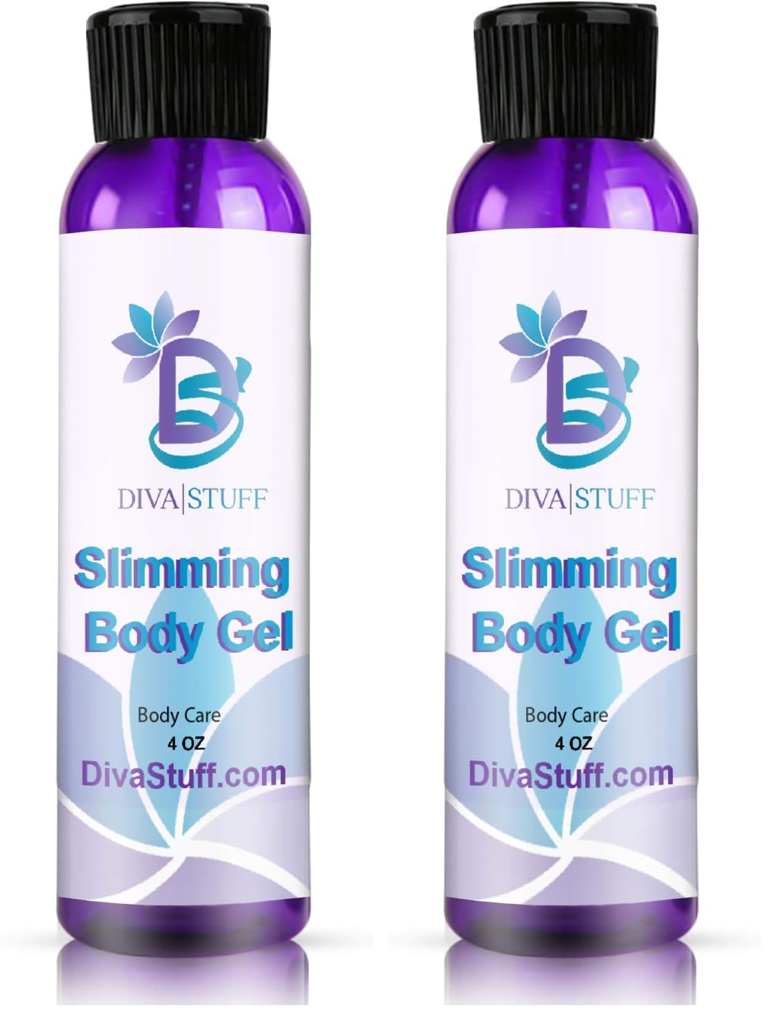 Diva Stuff Slimming Gel Cream bottle for workouts with waist trainers, offering a refreshing cooling sensation.