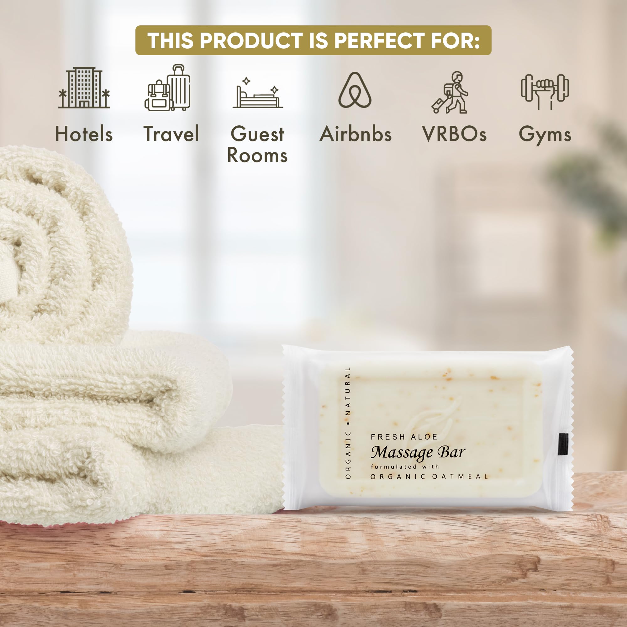 Diversified Hospitality Solutions travel soap sachet wrap highlights easy disposal