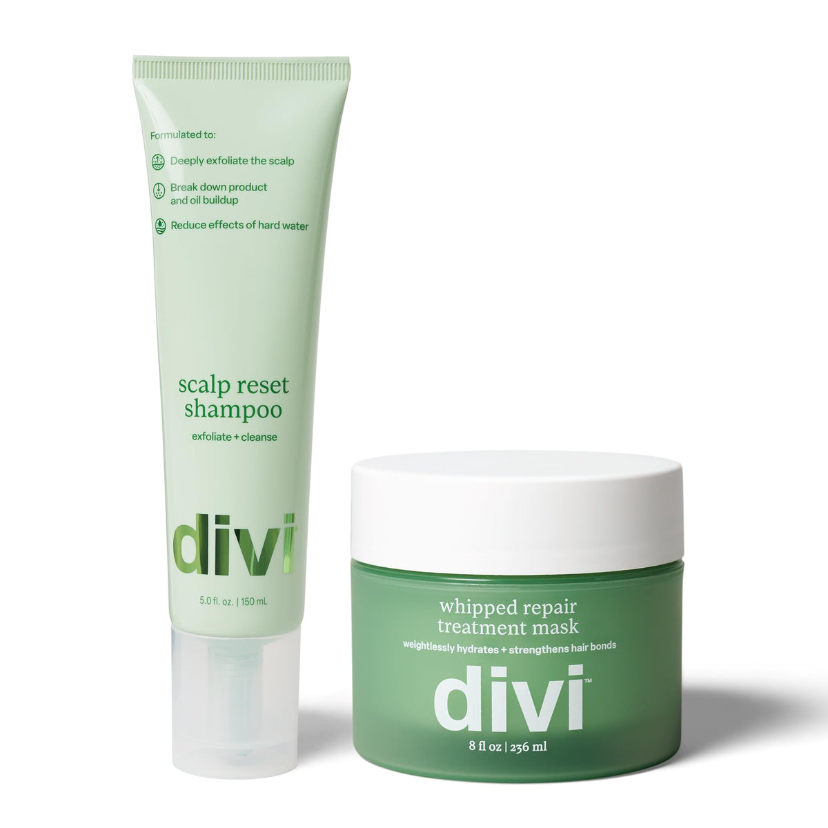 Divi Clarifying Scalp Reset Shampoo bottle for deep cleansing and oil control