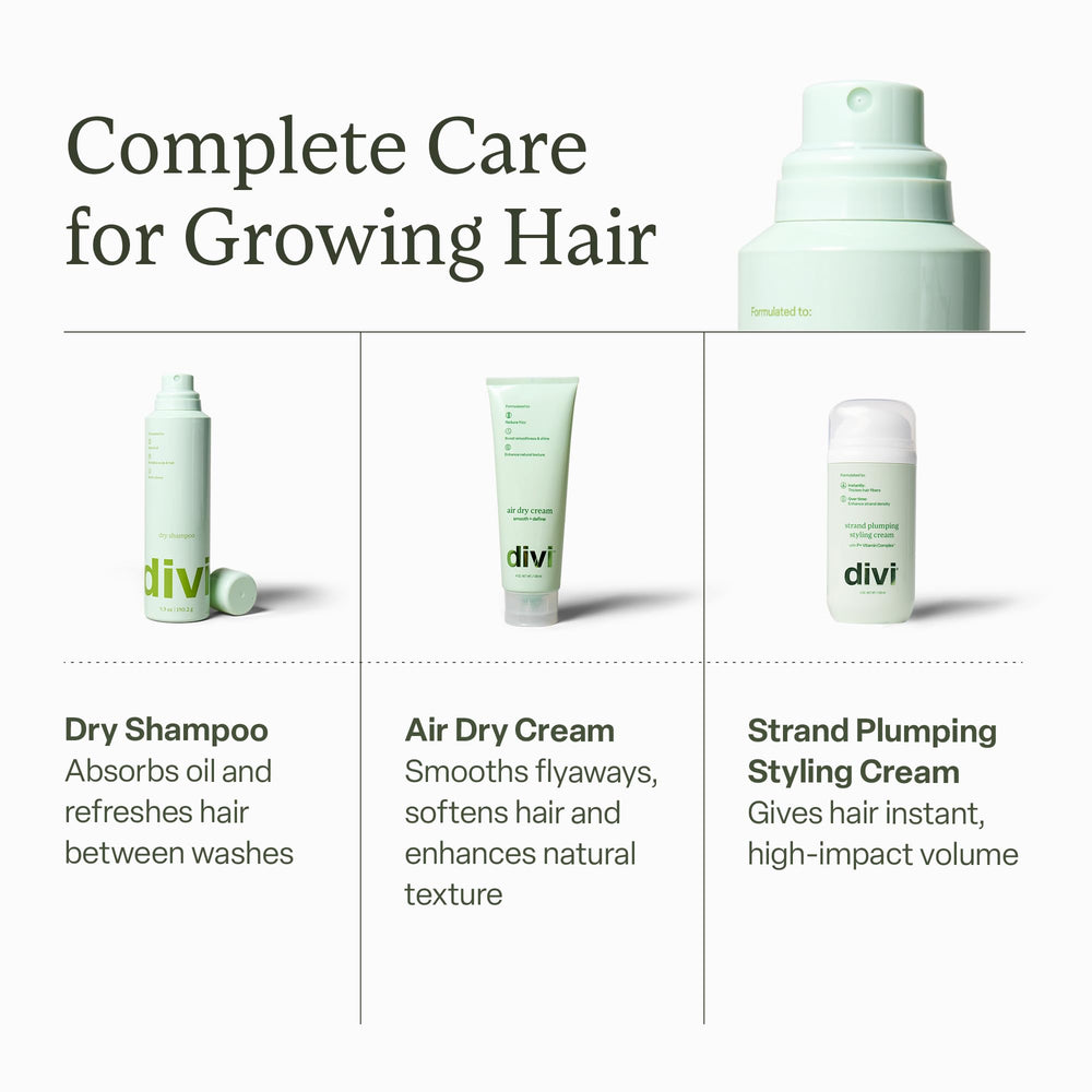 Divi Dry Shampoo after-workout refresh demonstrates easy use.