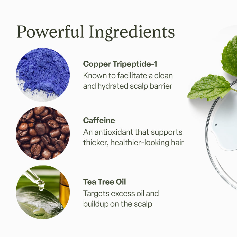 Hyaluronic acid drop indicating hydrating care for scalp and hair