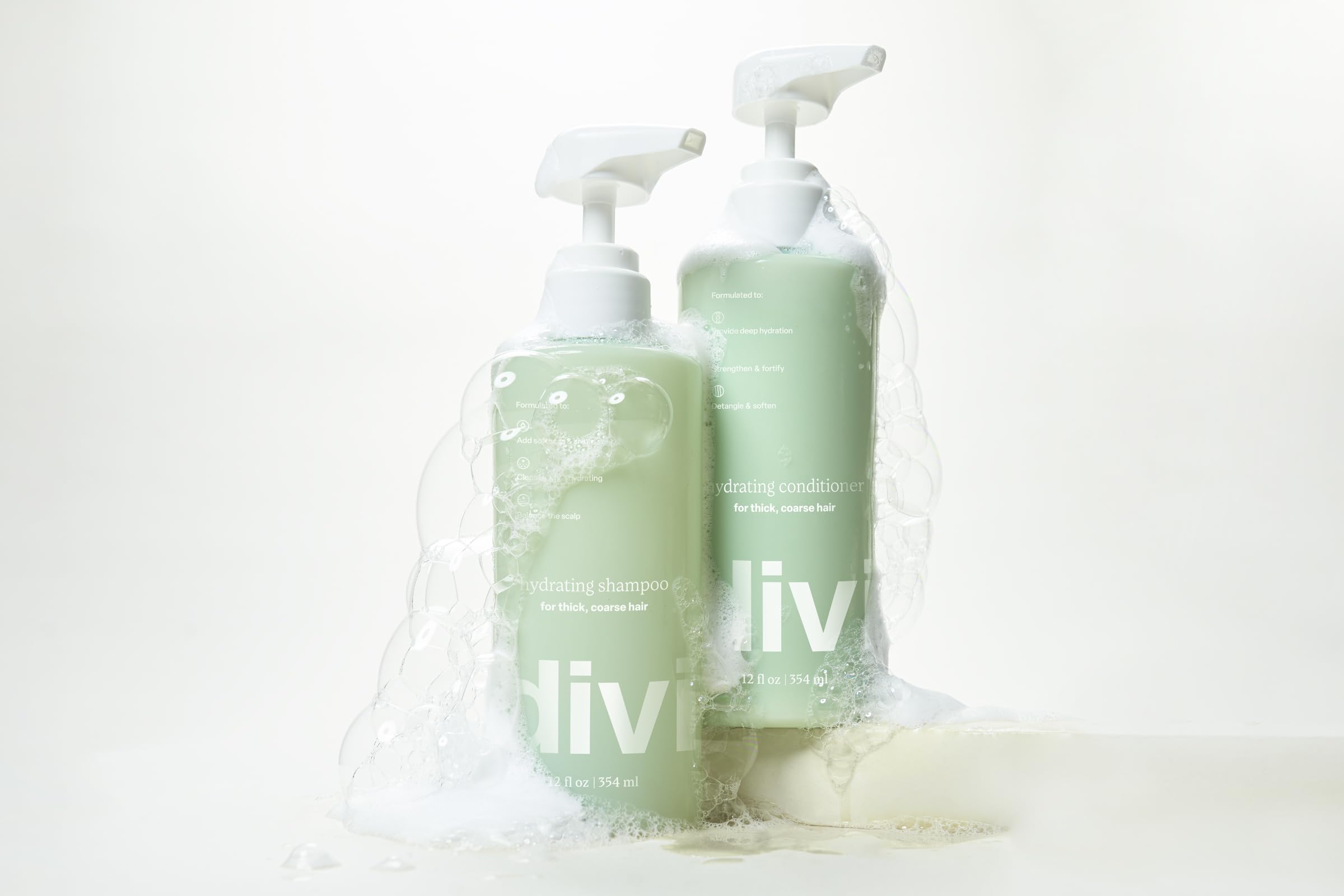 Divi Hydrating Hair care routine duo on shelf