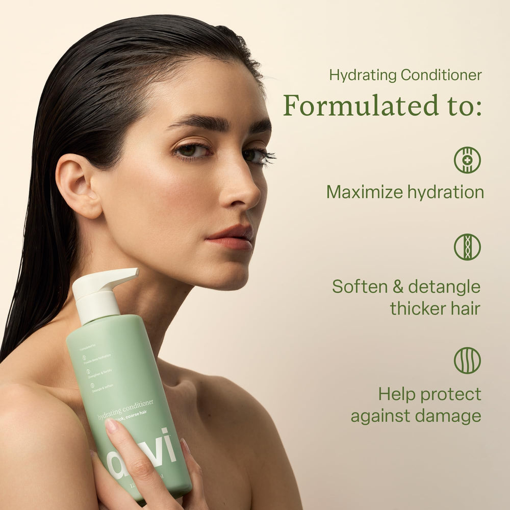 Divi Hydrating Shampoo bottle closeup with visible label, easy cleansing on the go