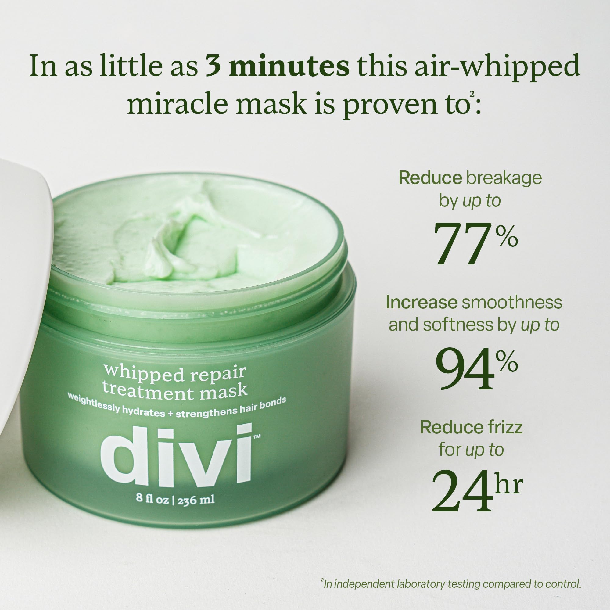 Divi Routine scene applying shampoo and mask for refreshed hair