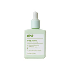 Divi Scalp Serum application on scalp for targeted nourishment and fullness