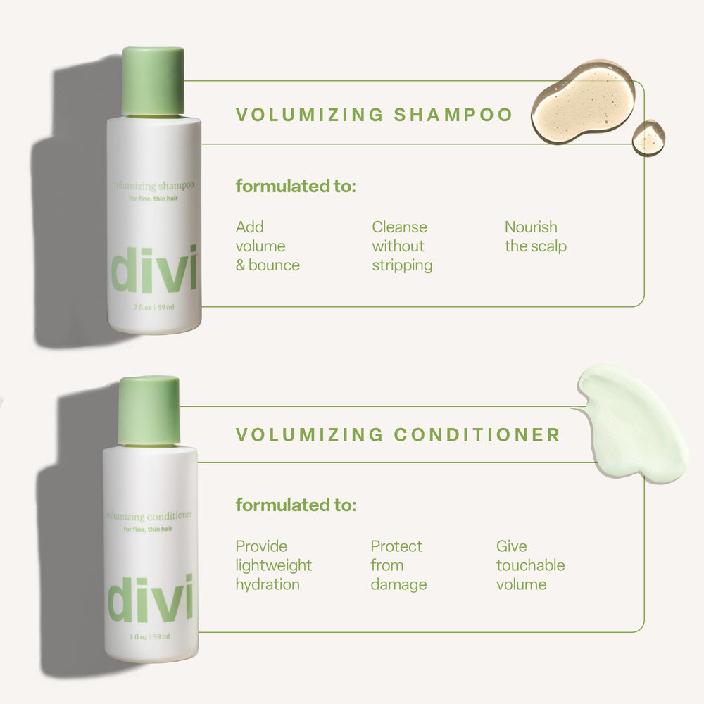 Divi close-up of soft silky hair texture after use