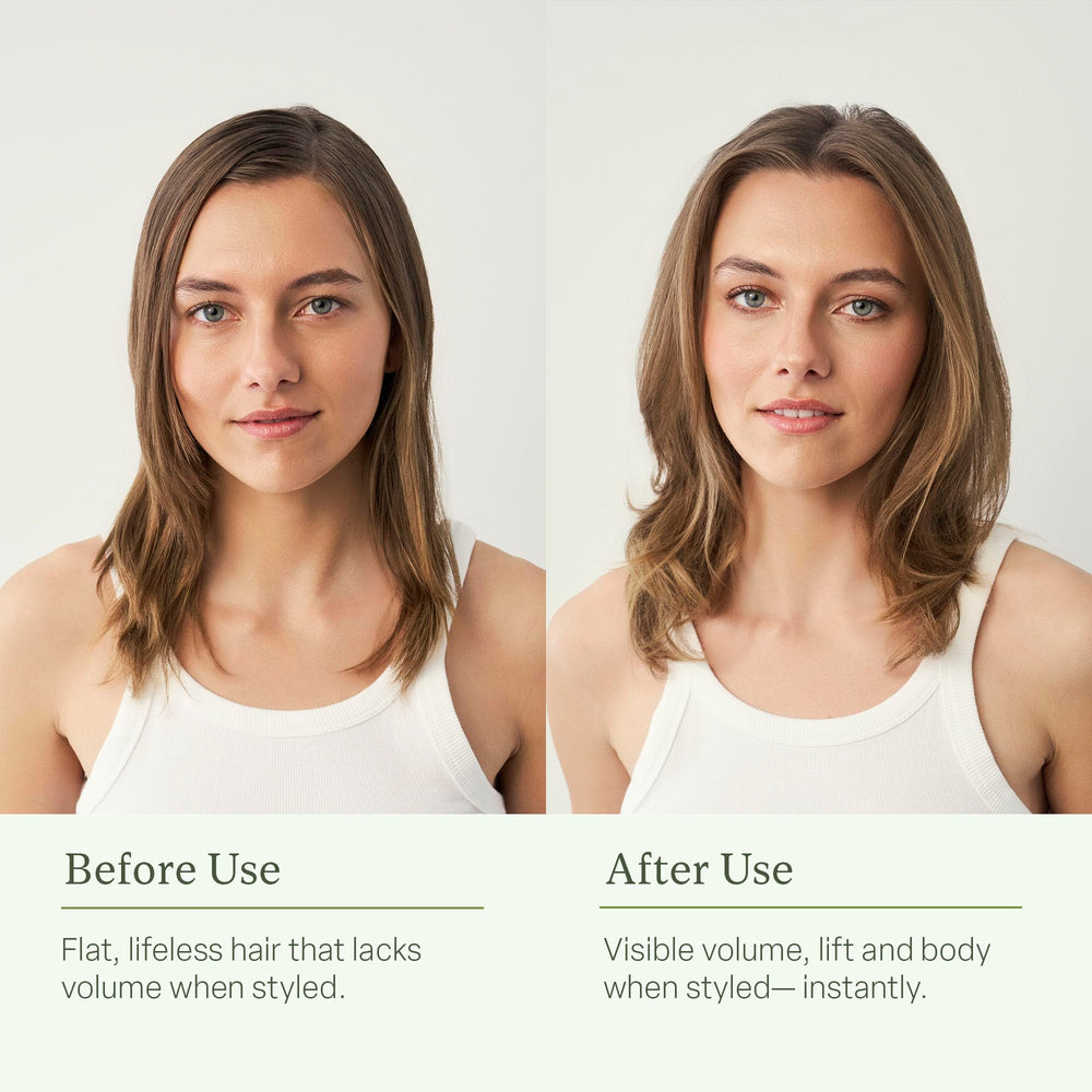 Divi Strand Styling Cream adds gloss and tames frizz for a smooth finish.