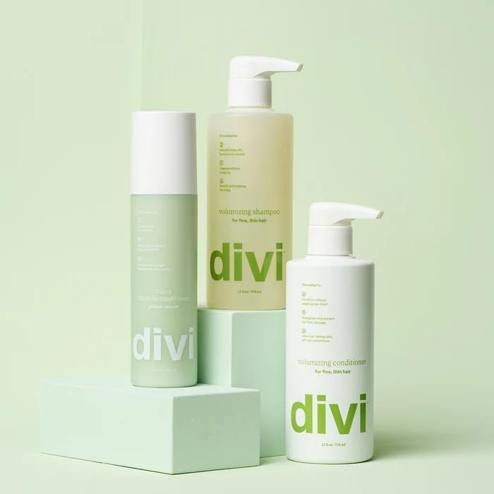 Divi wash day essentials bundle showing the three products.