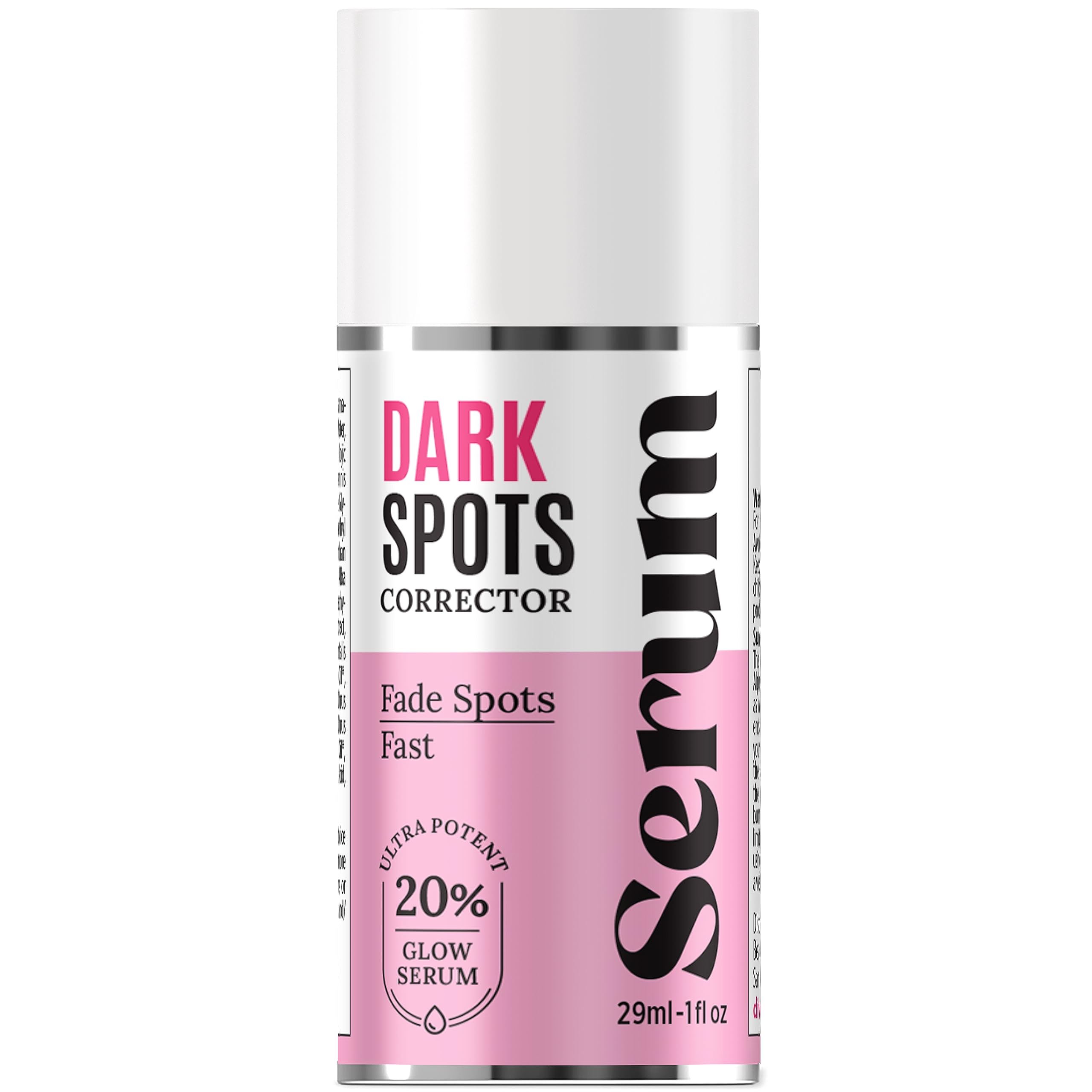 Divine Derriere dark spot serum application dropper demonstrates easy daily use and precise dosing.