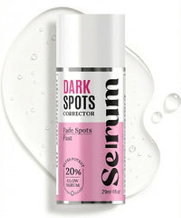 Divine Derriere dark spot serum bottle pump shows fast-absorbing formula for radiant skin.