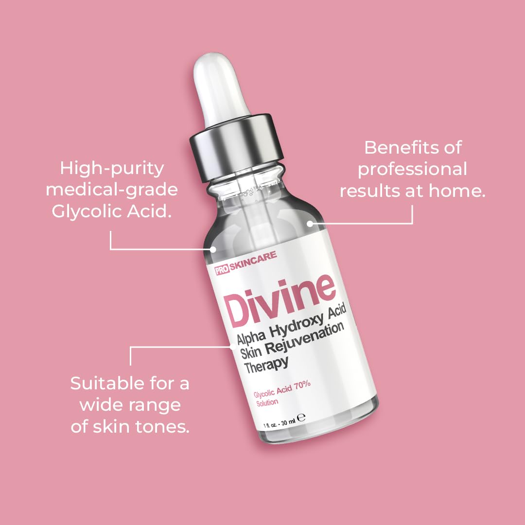 Premium packaging box for Divine Derriere glycolic acid peel 70%