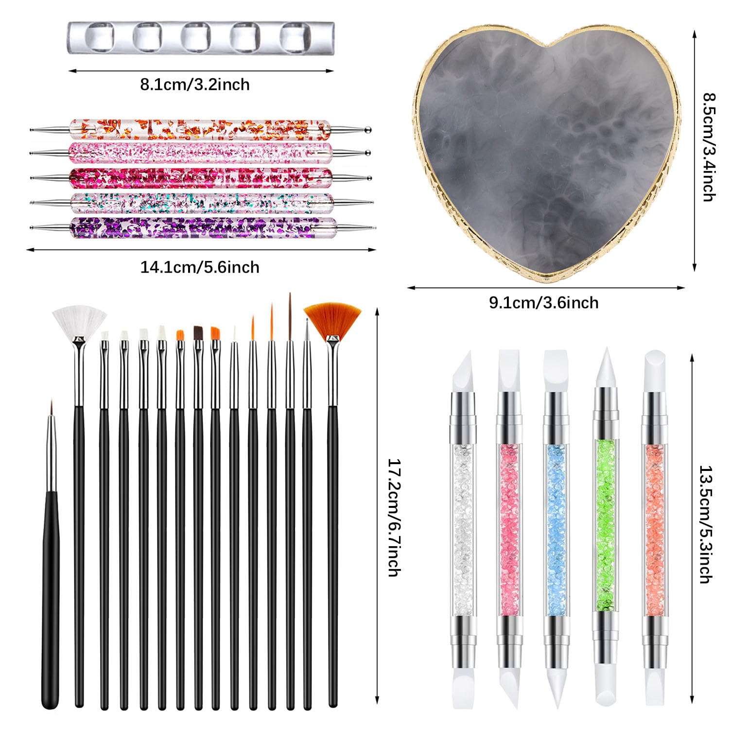 DIYCICO double-ended dispensing tools are ideal for versatile color application.