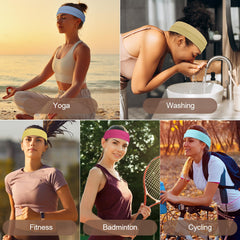 DiyJibb headbands non-slip closeup, secure fit during intense activity