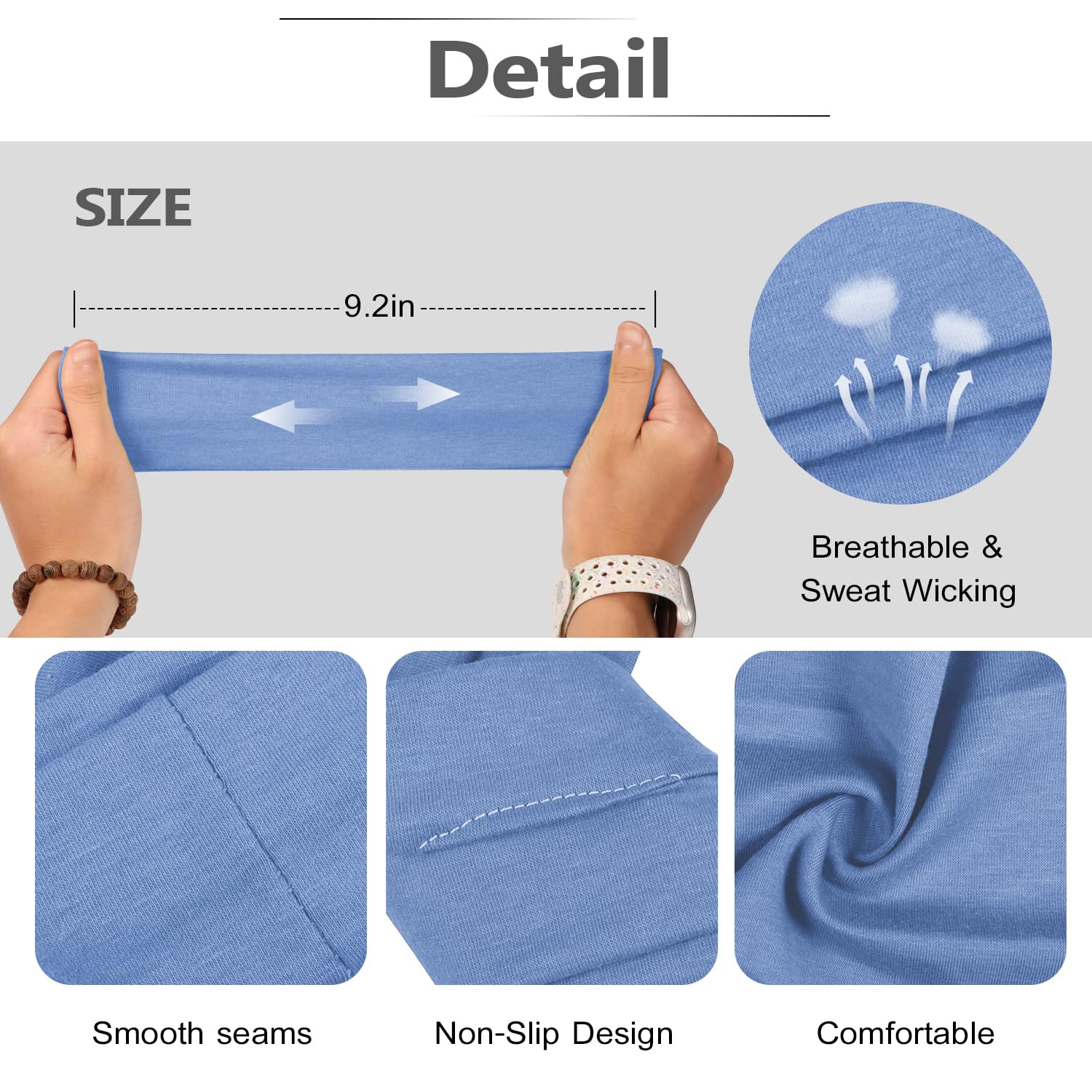 DiyJibb headbands one-size-fit-most design for secure, comfortable wear
