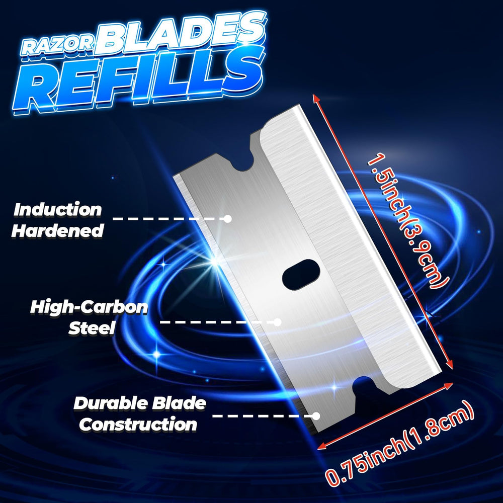 DIYSELF single-edge blades deliver sharpness with caution; ideal for sticker removal and craft finishing