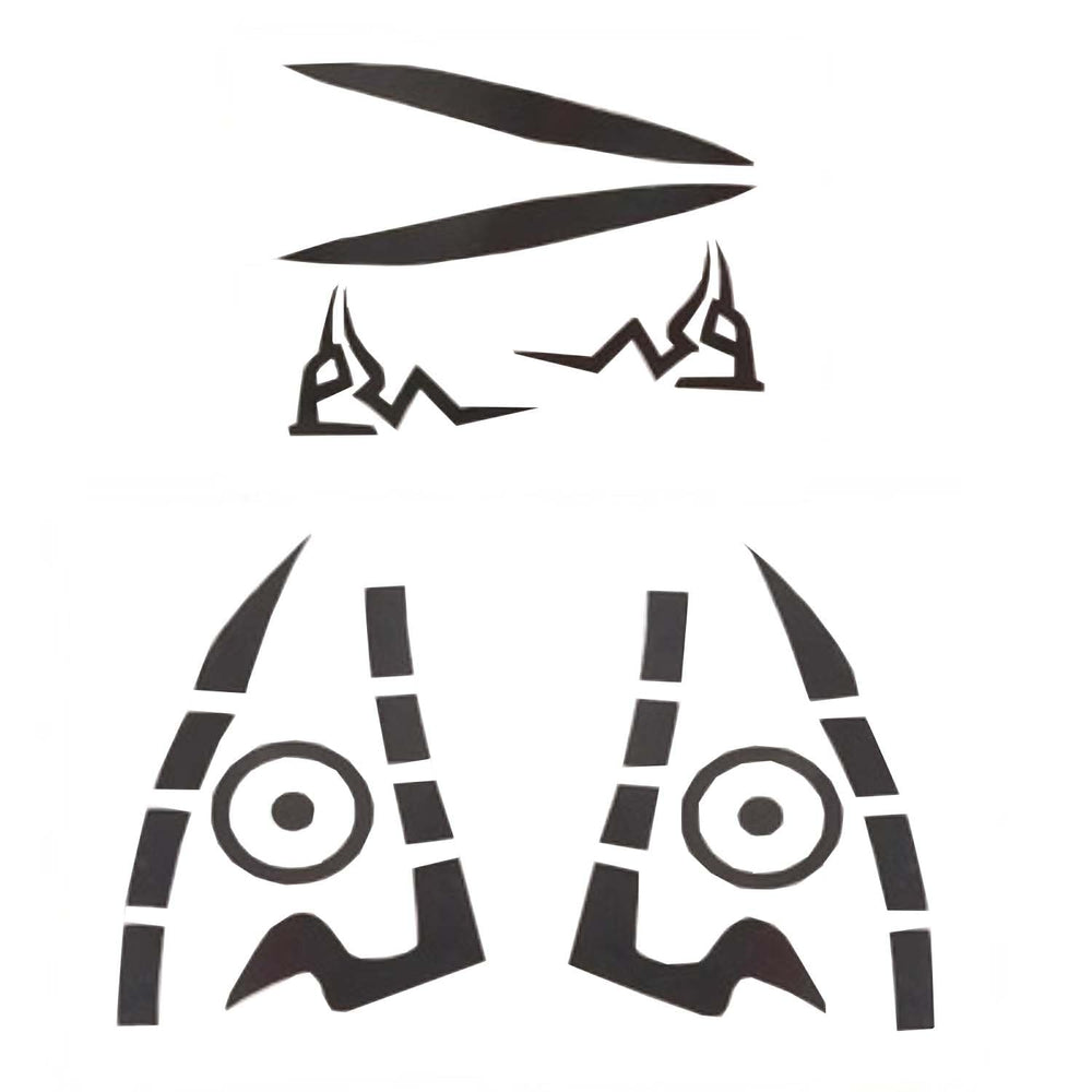 DJMANMENGG Sukuna tattoo stickers body design for expressive stage looks