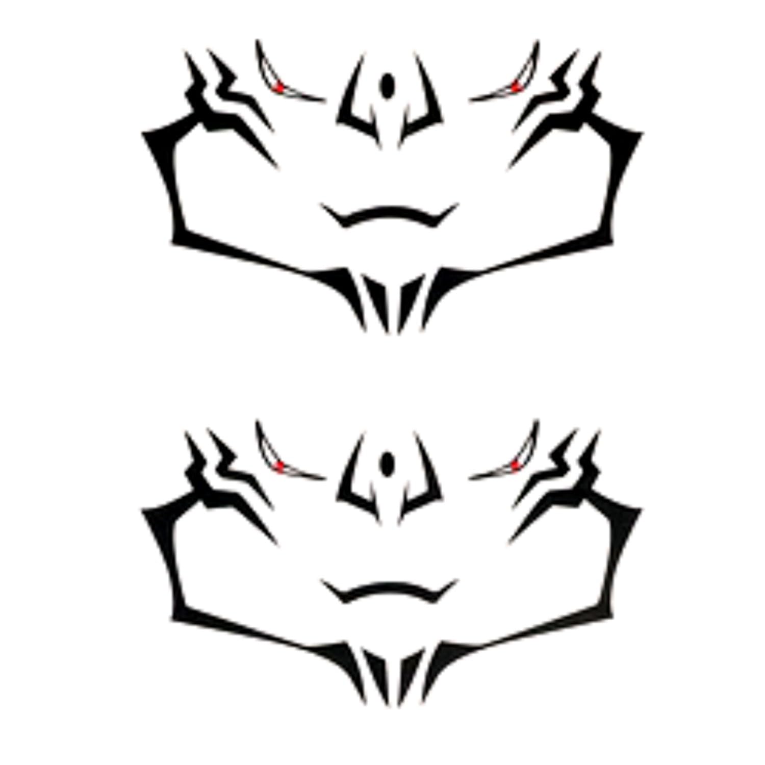 DJMANMENGG Sukuna tattoo stickers wrist design adds flexible cosplay detailing
